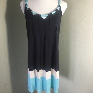 BCBGMAXAZRIA Spaghetti Strap Dress